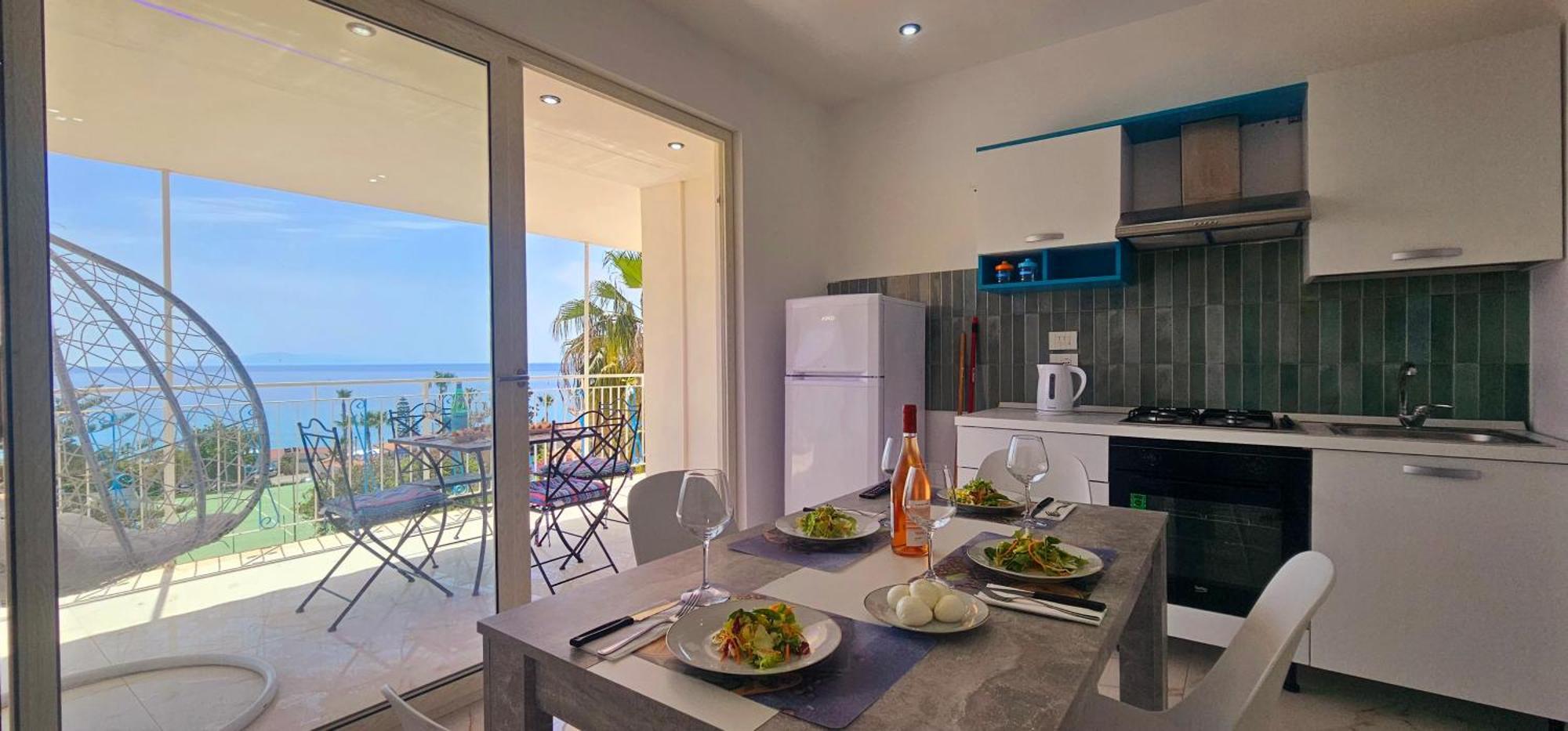 Ninfa Sul Mare Apartments 50 M E T R I Dal Mare Parcheggio Gratuito Custodito Capo Vaticano Exteriér fotografie